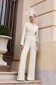 Seraphina jumpsuit Champagne - Dresses Boutique B.V.