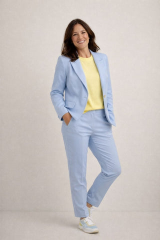 Amber blazer Light blue - Dresses Boutique B.V.