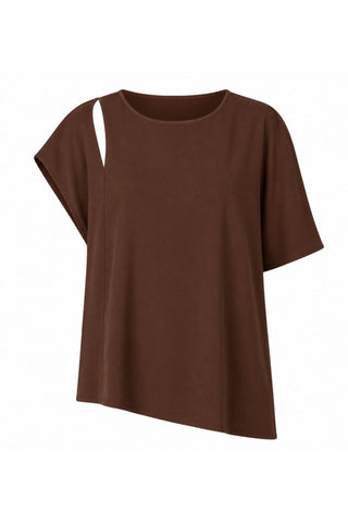 Acosse shirt Choco - Dresses Boutique B.V.