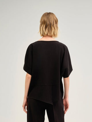 Batwing sleeve T-shirt with print - Dresses Boutique B.V.