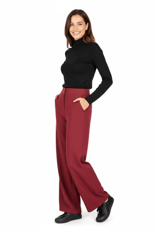 Brindisi pantalon Bordeaux - Dresses Boutique B.V.