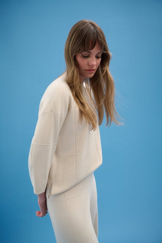 Brushed Viscose Sweater - Dresses Boutique B.V.