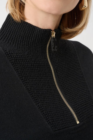 Brushed funnel-neck sweater - Dresses Boutique B.V.