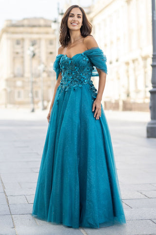CarminasleevesdressGlitterLakeBlue__1