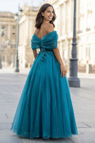 CarminasleevesdressGlitterLakeBlue__2