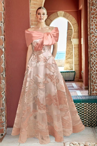 Celestine dress Salmon - Dresses Boutique B.V.