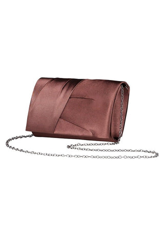 Chelsey clutch Espresso Brown - Dresses Boutique B.V.