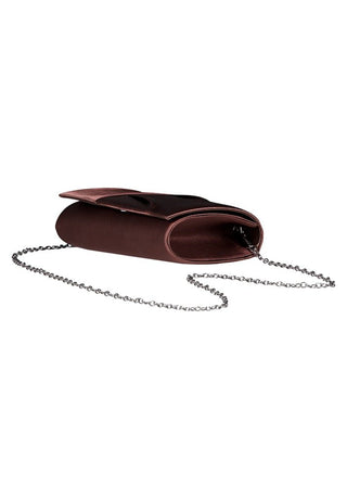 Chelsey clutch Espresso Brown - Dresses Boutique B.V.
