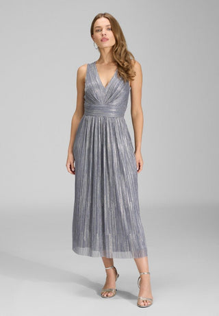 Chrisin dress Ice Blue Gold - Dresses Boutique B.V.