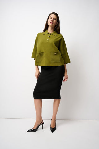 Classic Long Pencil Skirt Black - Dresses Boutique B.V.