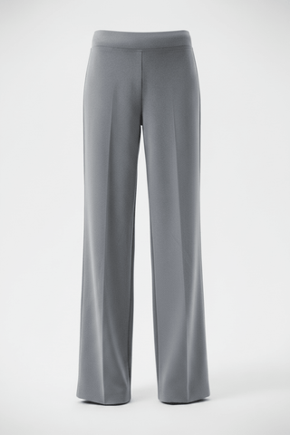 Classic Wide Leg Pant CC Grey Melange