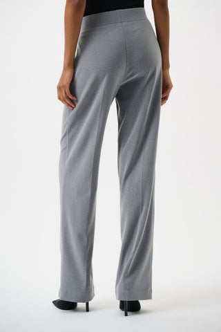 Classic Wide Leg Pant CC Grey Melange - Dresses Boutique B.V.
