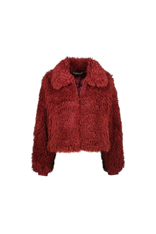 Colorado coat Bordeaux - Dresses Boutique B.V.