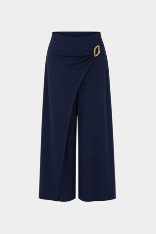 Culotte Pull - On Pants With Buckle - Dresses Boutique B.V.
