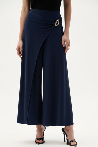 Culotte Pull - On Pants With Buckle - Dresses Boutique B.V.