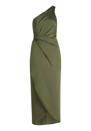 Dahnia dress Herb Green - Dresses Boutique B.V.