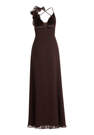 Fanalia dress Dark Maroon - Dresses Boutique B.V.