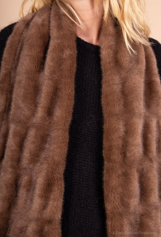 Faussa faux fur scarf - Dresses Boutique B.V.