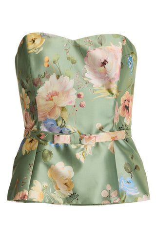 Floral printed corset - Dresses Boutique B.V.