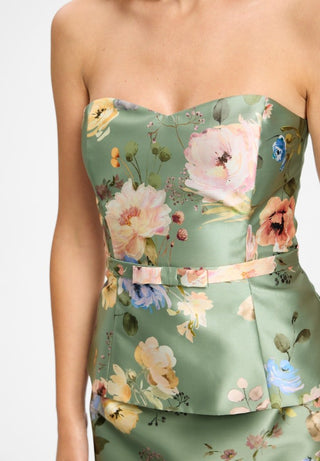 Floral printed corset - Dresses Boutique B.V.