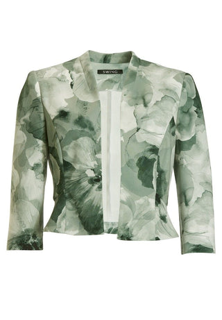 Flower scuba jacket - Dresses Boutique B.V.