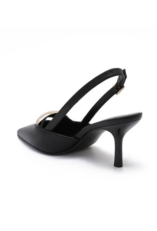 Francisca sling back pump Black - Dresses Boutique B.V.