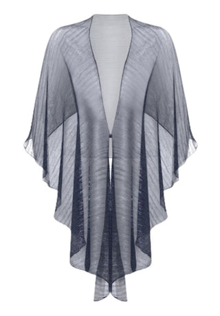 Glitter lurex stola Blue Black - Dresses Boutique B.V.