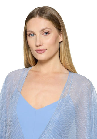 Glitter lurex stola Blue Silver - Dresses Boutique B.V.