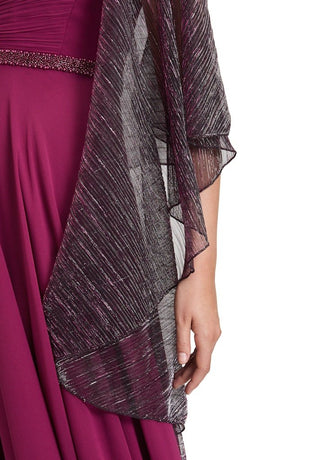 Glitter lurex stola Pink Silver - Dresses Boutique B.V.