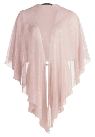 Glitter lurex stola Rosé Silver - Dresses Boutique B.V.