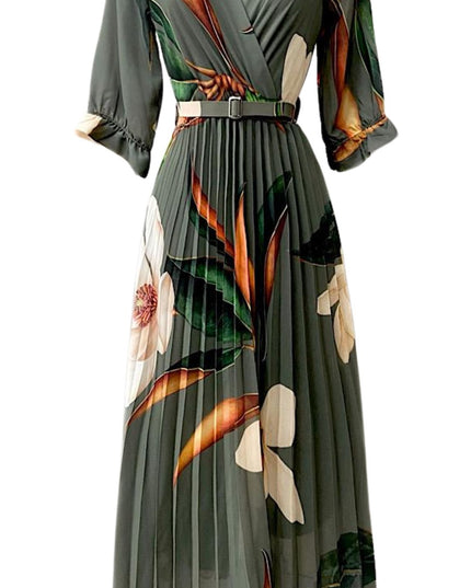 Lafleur-Kleid Oliv