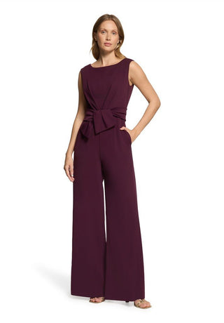 Lara jumpsuit Strong Aubergine - Dresses Boutique B.V.