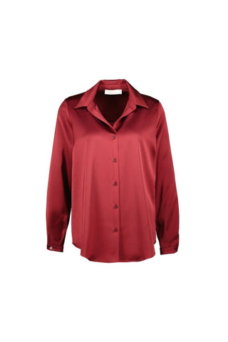 Leonie blouse Bordeaux - Dresses Boutique B.V.