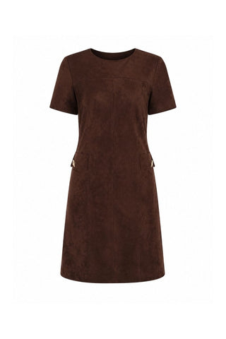 Lepola suedine dress - Dresses Boutique B.V.