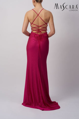 Luloa dress Magenta - Dresses Boutique B.V.