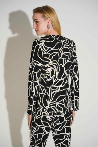 Lux Twill Foiled Floral Blazer - Dresses Boutique B.V.