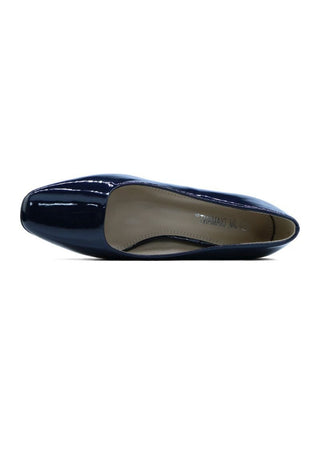 Mariana lak blok pump Navy - Dresses Boutique B.V.