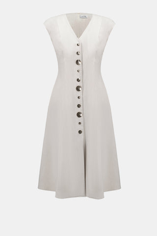 MelangeMillenniumFitAndFlareDress_Natural_2