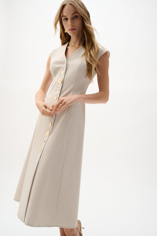 MelangeMillenniumFitAndFlareDress_Natural_4