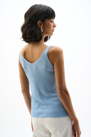 MetallicKnittedCamisolewithRhinestonesSkyBlue__2