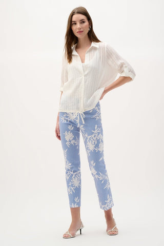Millennium Printed Straight Pull - On Pants - Dresses Boutique B.V.