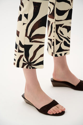 Millennium Tropical Print Flared Pull - On Pants - Dresses Boutique B.V.