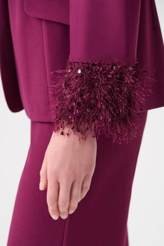 Nana Fitted Blazer With Fringe - Dresses Boutique B.V.