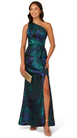 One Shoulder Jacquard dress - Dresses Boutique B.V.