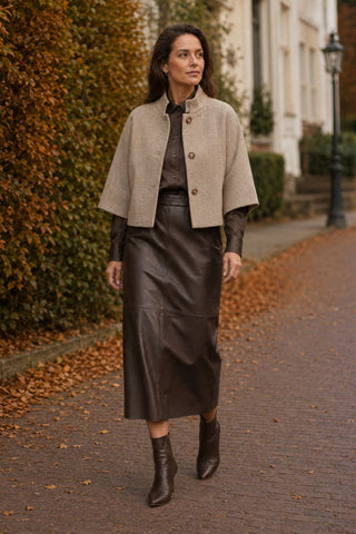 1034PBOLalia leather skirt