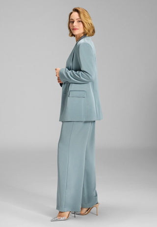 Satin pocket pantalon - Dresses Boutique B.V.