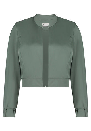 Satin short jacket - Dresses Boutique B.V.