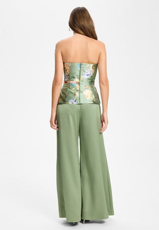 Satin wide leg pant - Dresses Boutique B.V.
