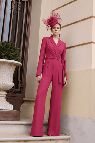 Seraphina jumpsuit Fuchsia - Dresses Boutique B.V.