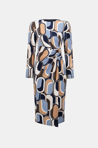 Silky Knit Printed Wrap Dress - Dresses Boutique B.V.